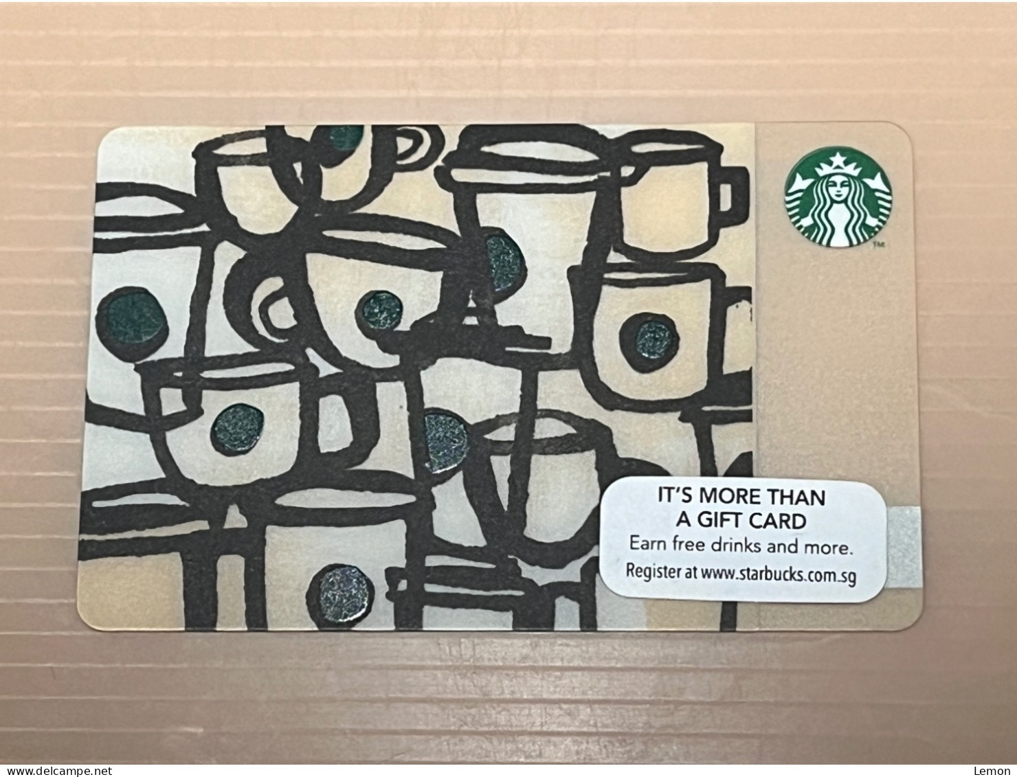 Singapore STARBUCKS Coffee Gift Card, Set Of 1 Used Card - Singapur