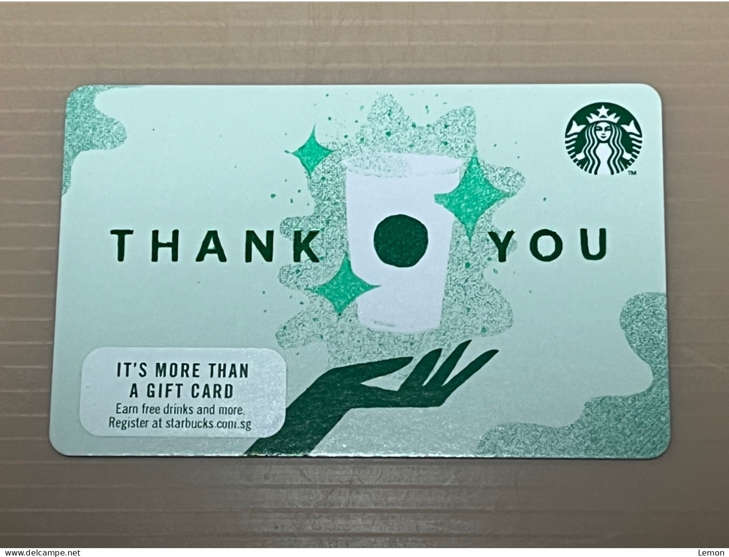 Singapore STARBUCKS Coffee Gift Card, Set Of 1 Used Card - Singapore