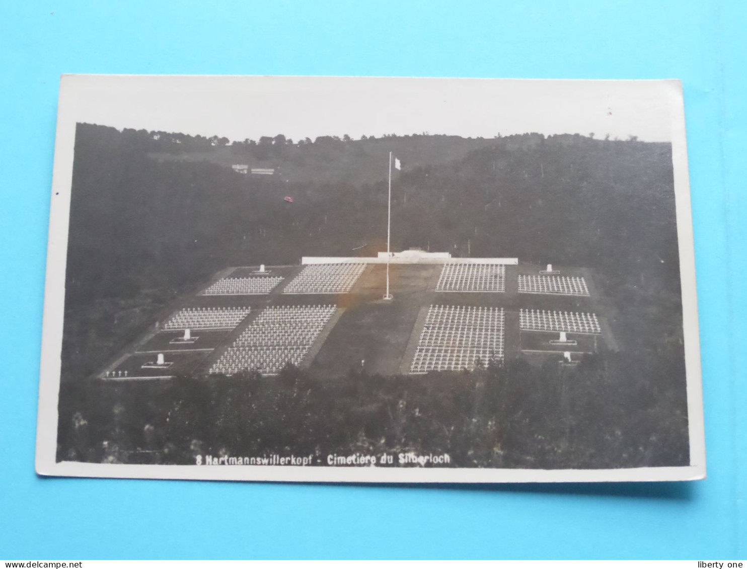 HARTMANNSWILLERKOPF - Cimetière Du SILBERLOCH ( Carte Photo - 8 ) Anno 19?? ( Voir / Zie SCANS ) - War Cemeteries