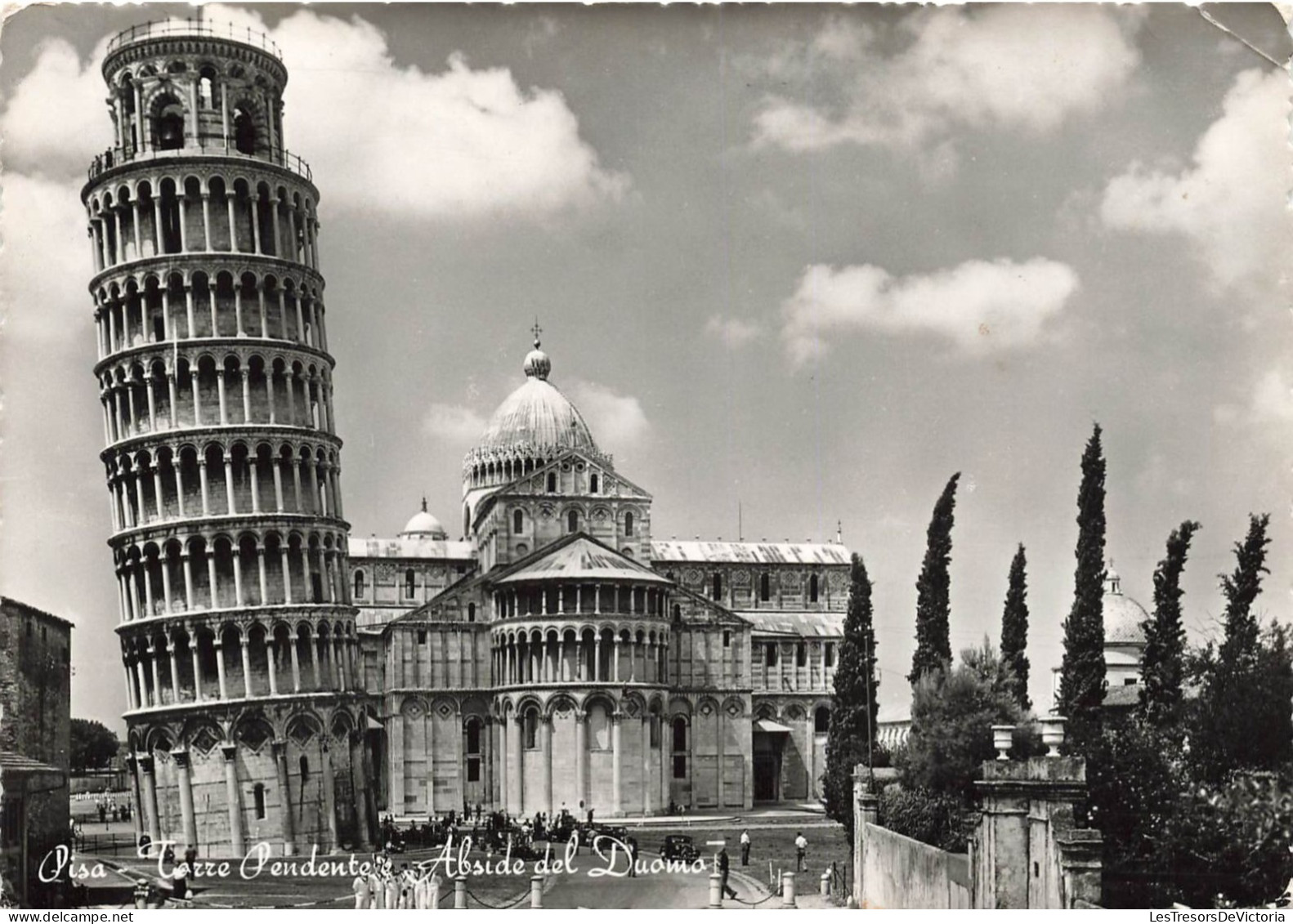 ITALIE - Pisa - Torre Pendente - Abside Del Duomo - Carte Postale Ancienne - Pisa