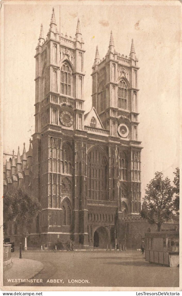 ROYAUME-UNI - Westminster Abbey - London - Vue D'ensemble De L'église - Carte Postale Ancienne - Westminster Abbey