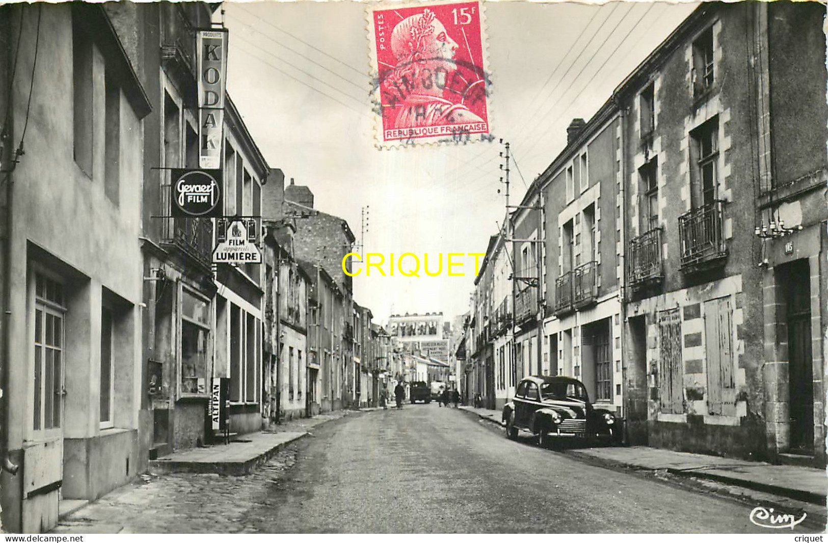 44 Paimboeuf, Grande Rue, Commerces, Belle Peugeot 203 ... - Paimboeuf
