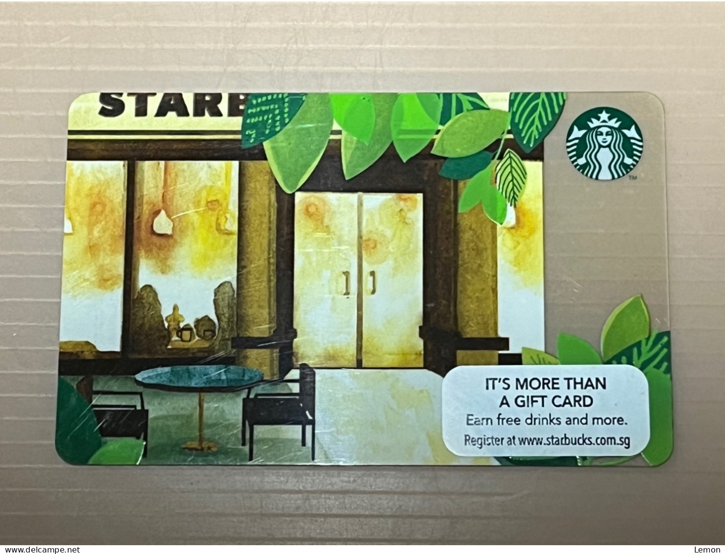 Singapore STARBUCKS Coffee Gift Card, Set Of 1 Used Card - Singapur