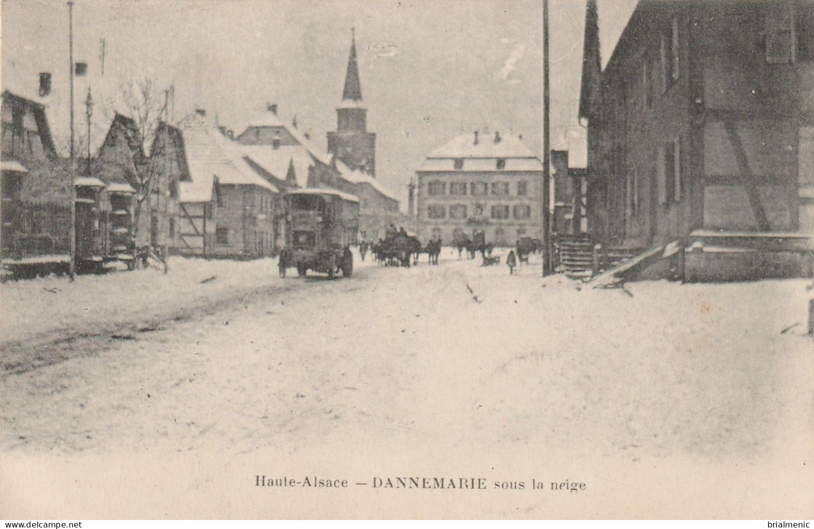 DANNEMARIE  Sous La Neige - Dannemarie