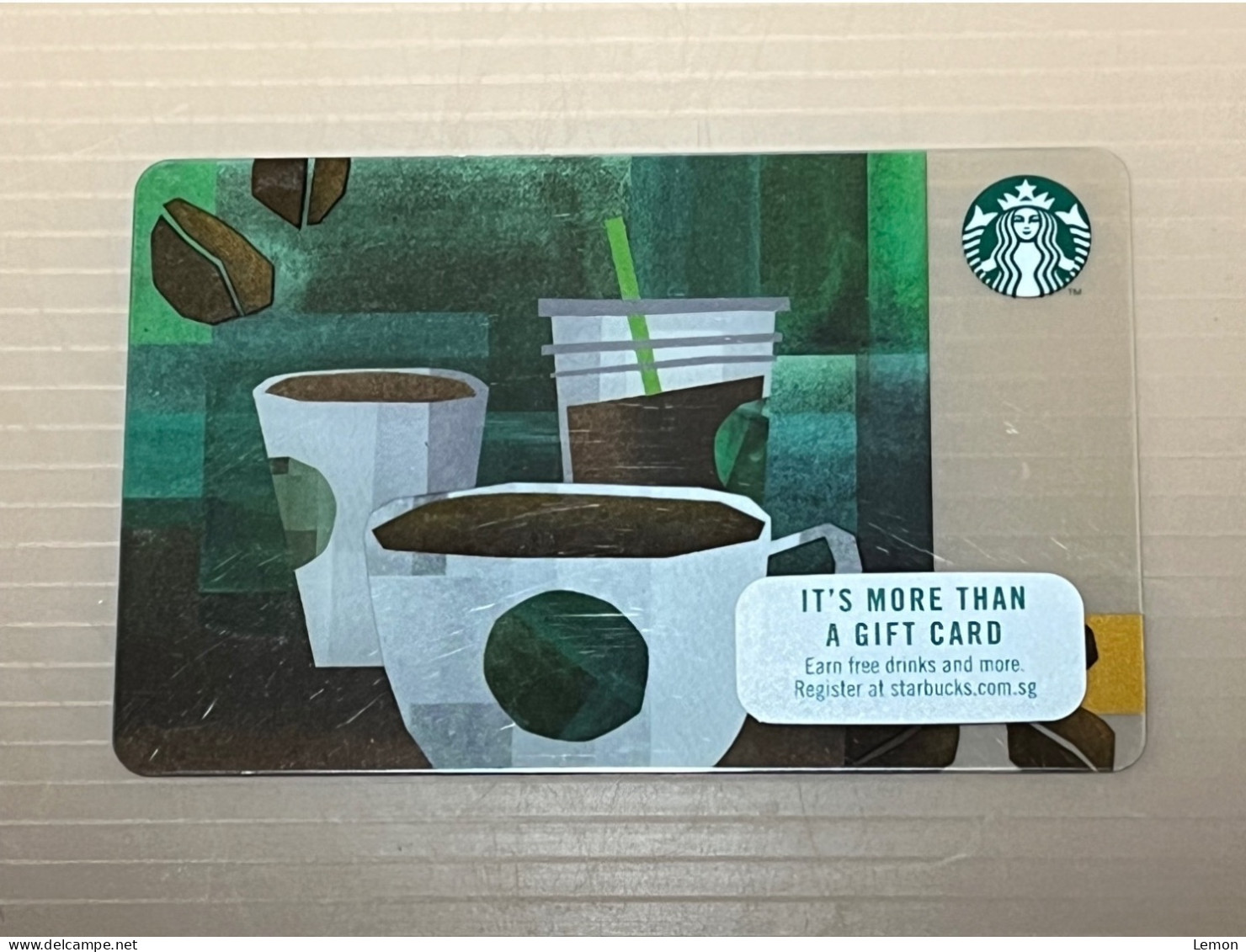 Singapore STARBUCKS Coffee Gift Card, Set Of 1 Used Card - Singapur