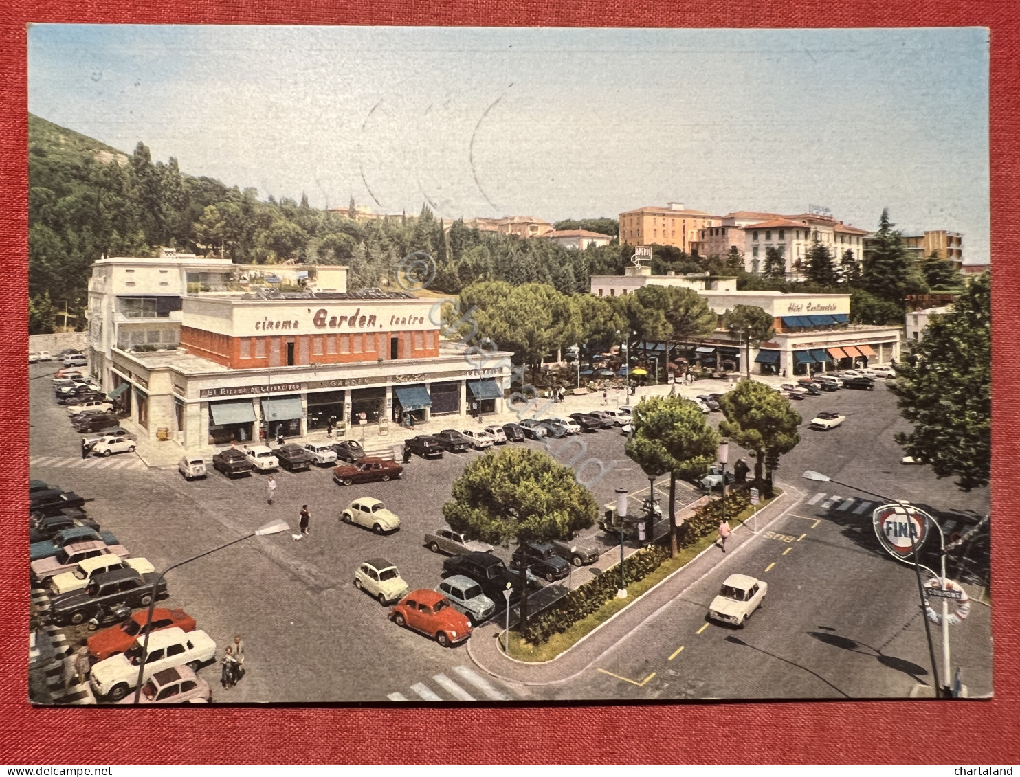 Cartolina - Chianciano Terme ( Siena ) - Piazza Italia - 1966 - Siena