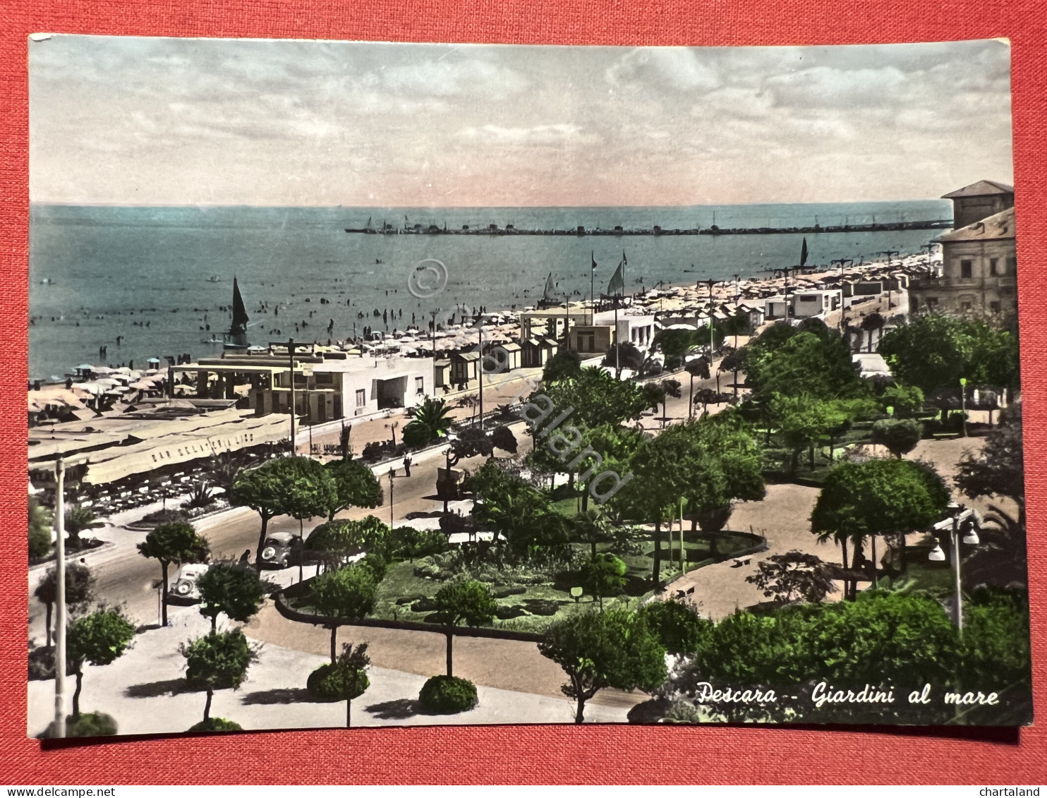 Cartolina - Pescara - Giardini Al Mare - 1956 - Pescara