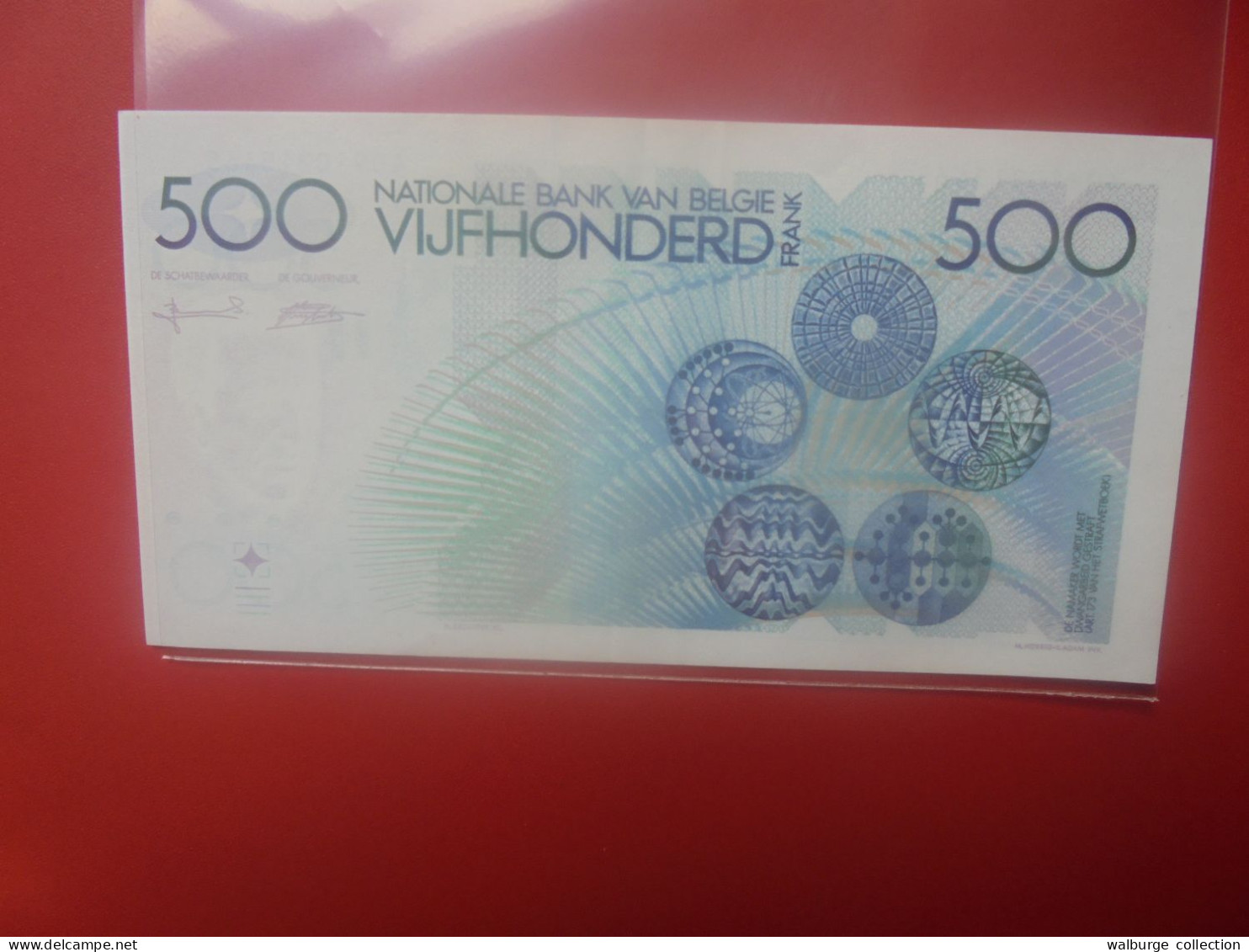 BELGIQUE 500 Francs 1982-1998 Circuler (B.33) - 500 Franchi