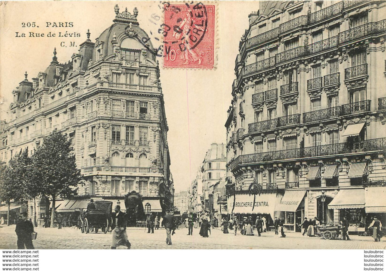 PARIS XVII  LA RUE DE LEVIS - Arrondissement: 17