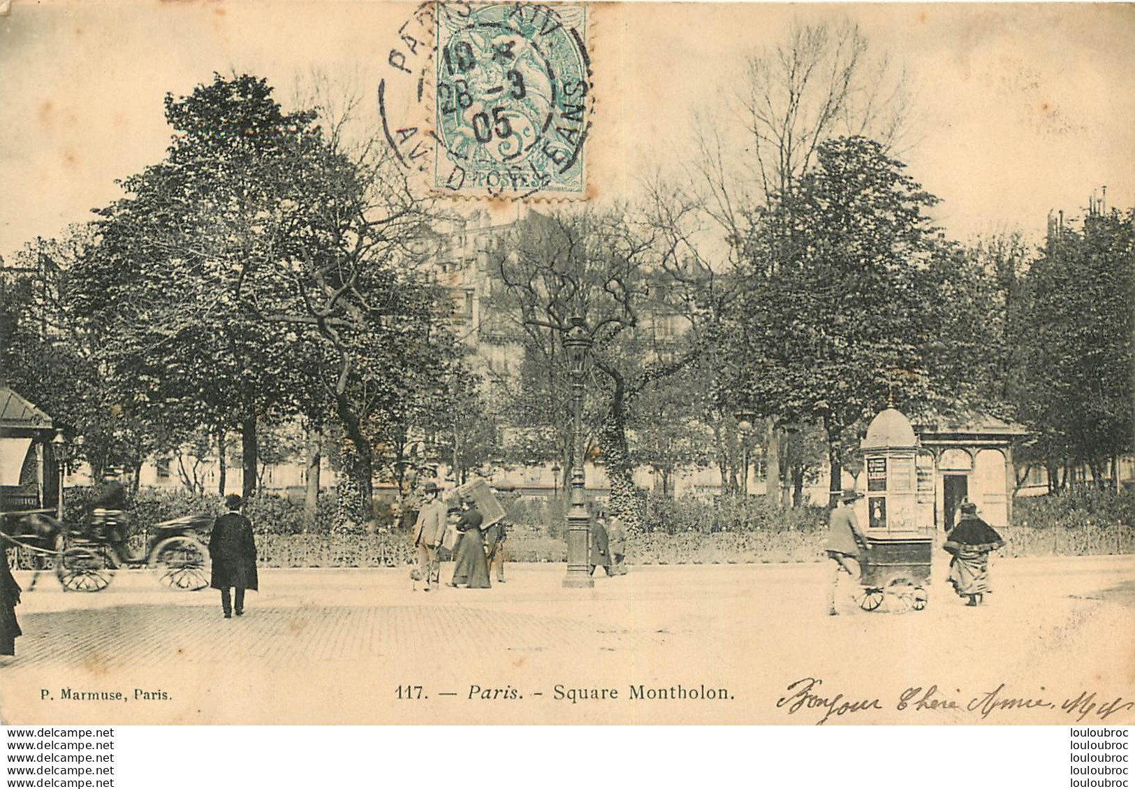 PARIS IX SQUARE MONTHOLON EDITION MARMUSE - Distretto: 09