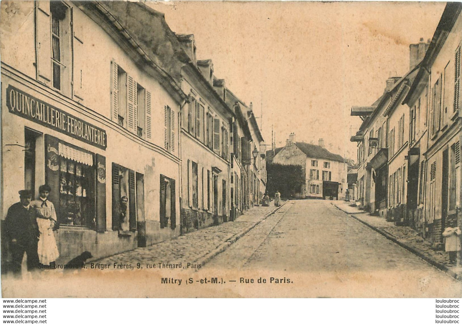 MITRY RUE DE PARIS  ET QUINCAILLERIE - Mitry Mory