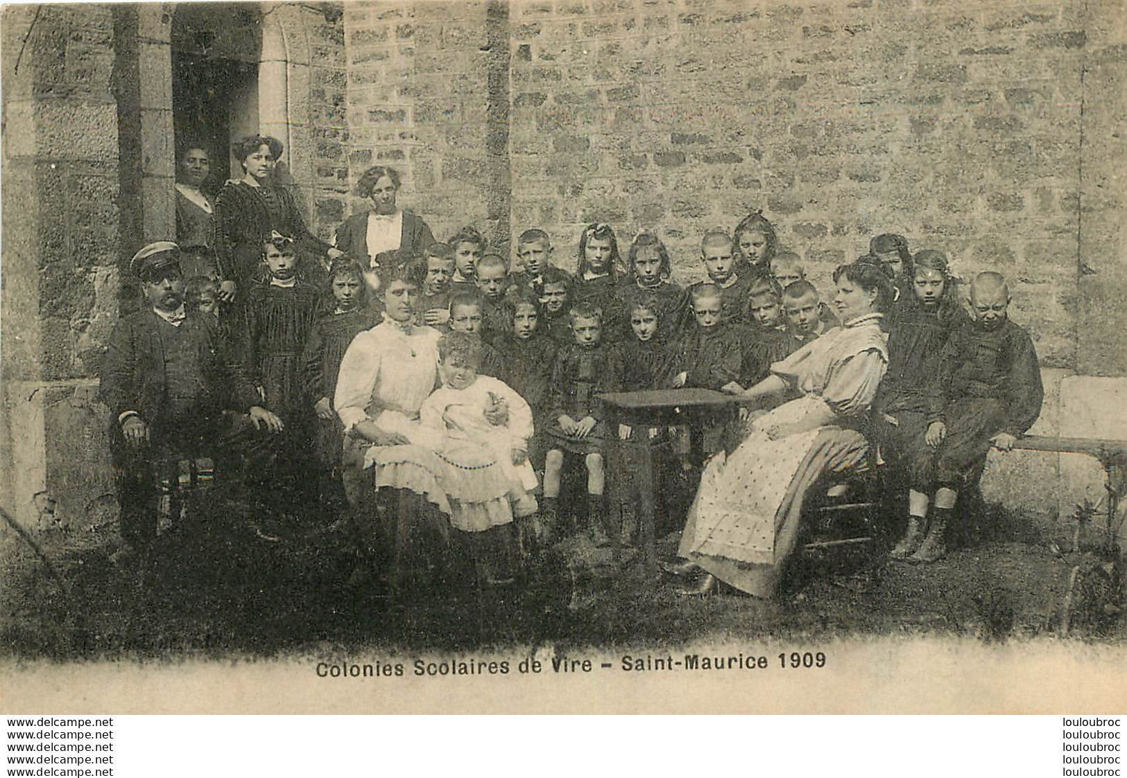 VIRE COLONIES SCOLAIRES DE VIRE SAINT MAURICE 1909 - Vire