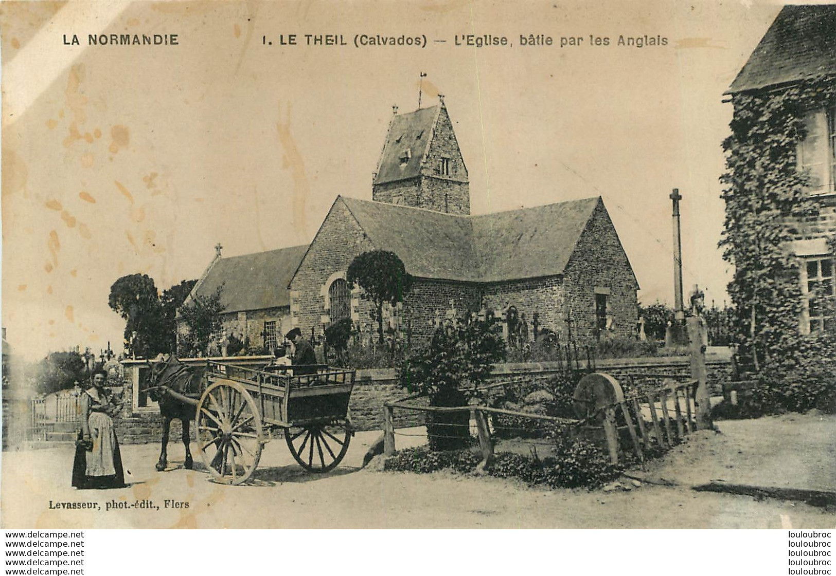 LE THEIL EGLISE BATIE PAR LES ANGLAIS - Sonstige & Ohne Zuordnung