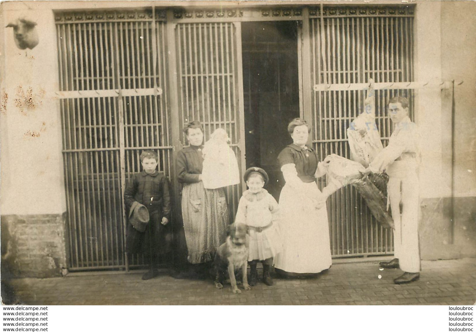 CAEN BOUCHERIE CARTE PHOTO - Caen