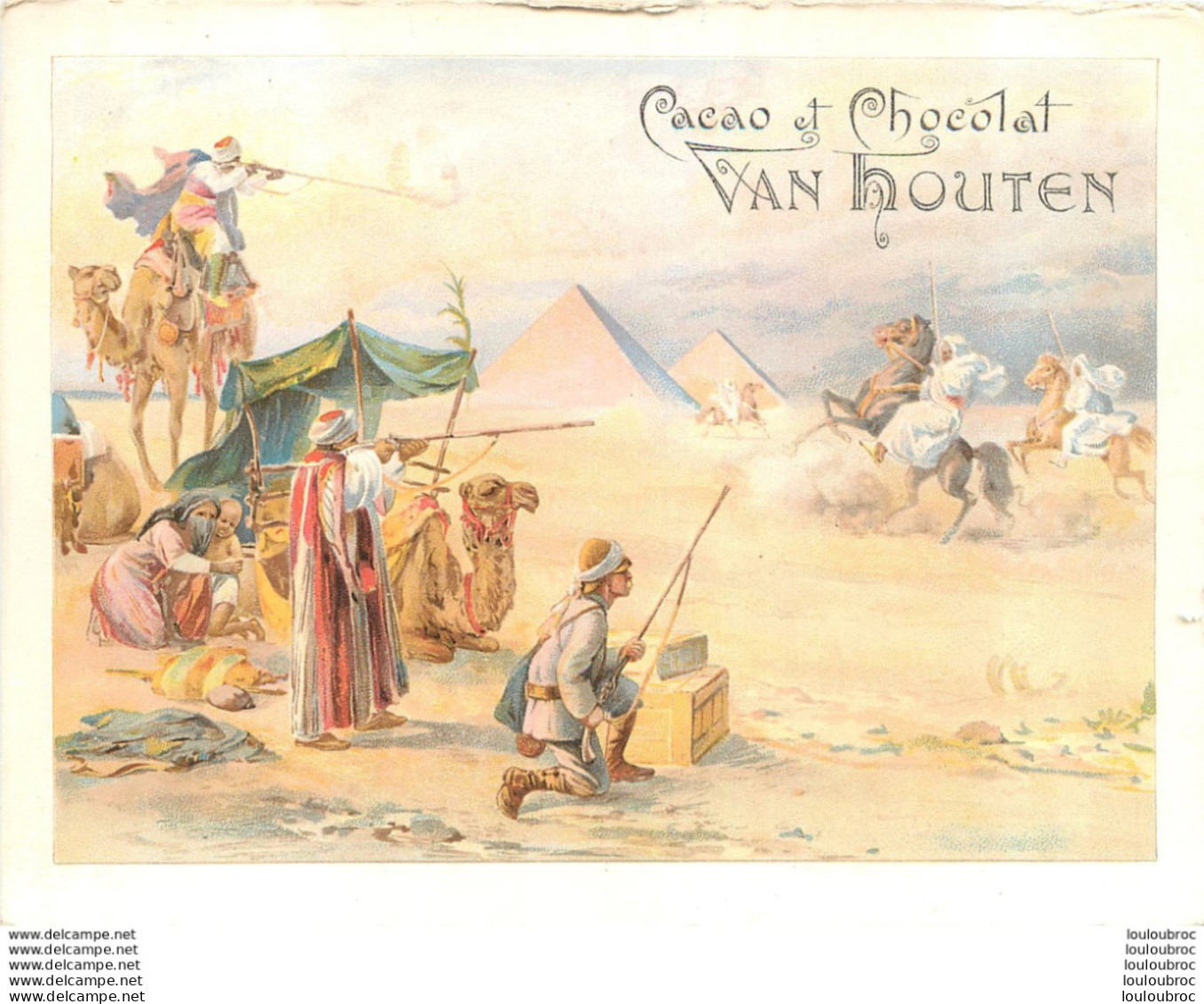GRANDE CHROMO CHOCOLAT VAN HOUTEN 14 X 11 CM - Van Houten