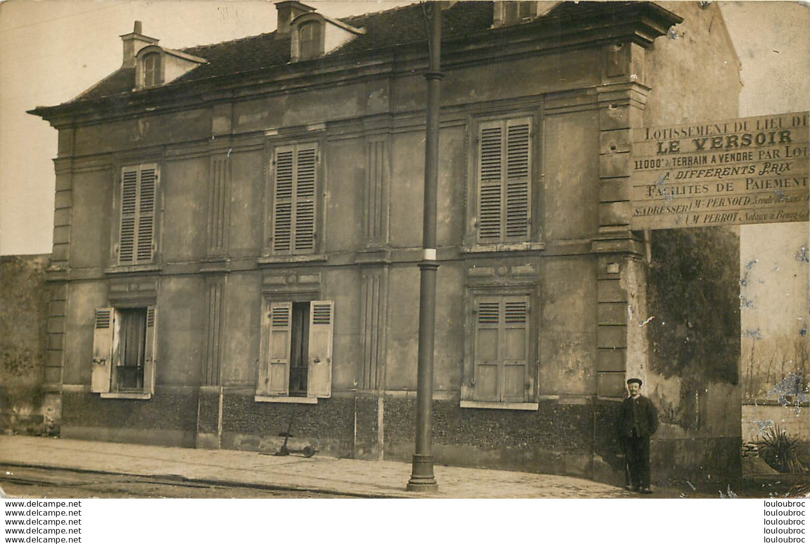 IGNY CARTE PHOTO  LOTISSEMENT LE VERSOIR  1908 - Igny