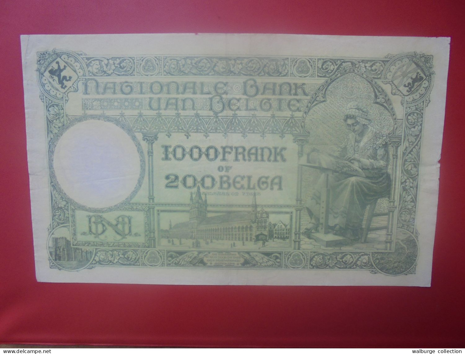 BELGIQUE 1000 FRANCS 1931 Circuler COTES:20-40-100 EURO (B.33) - 1000 Francs & 1000 Francs-200 Belgas