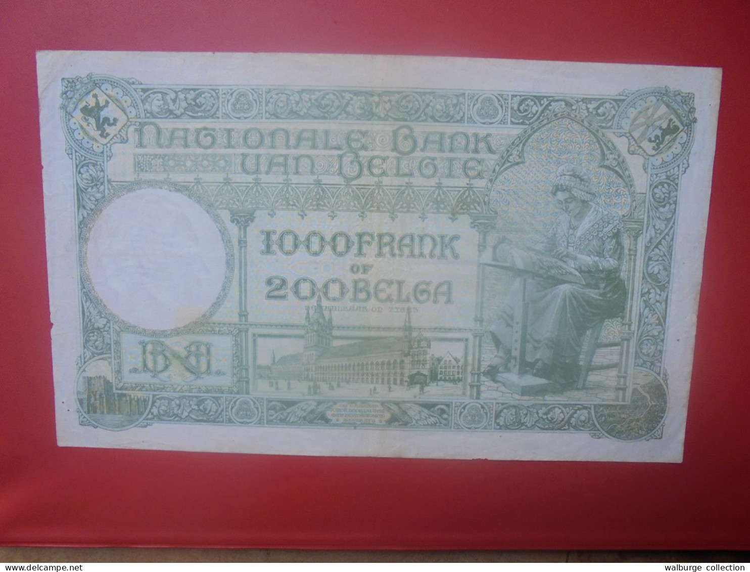 BELGIQUE 1000 FRANCS 1939 Circuler COTES:20-40-100 EURO (B.33) - 1000 Francs & 1000 Francs-200 Belgas