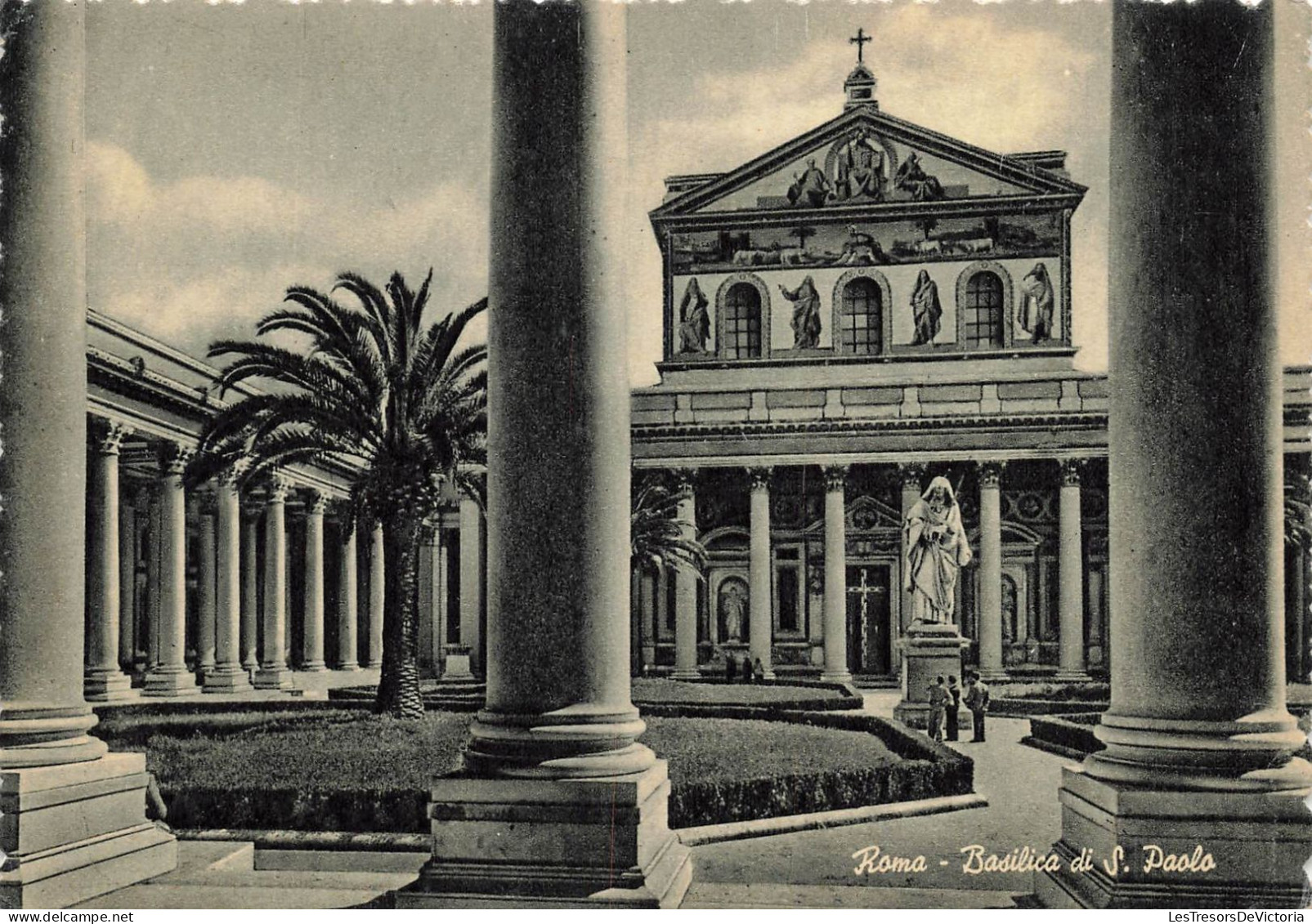 ITALIE - Roma - Basilica Di S.Paolo - Animé - Carte Postale Ancienne - Altri Monumenti, Edifici