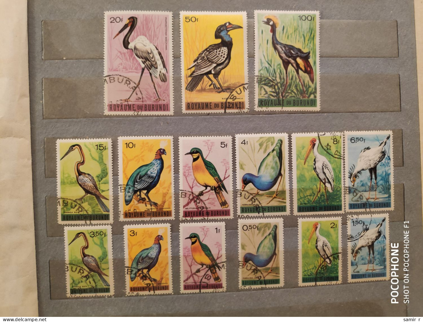 1964	Burundi	Birds (F84) - Gebraucht