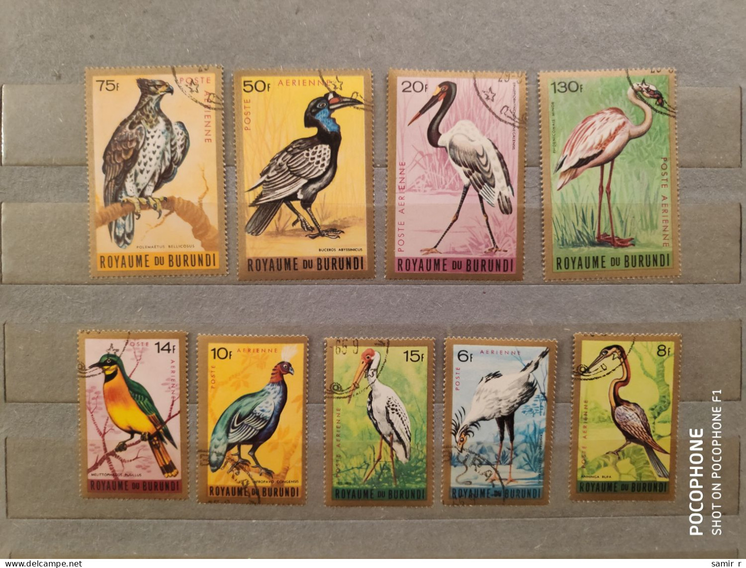 1964	Burundi	Birds (F84) - Usati