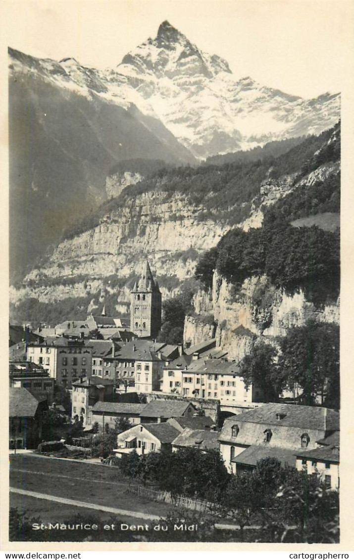 Switzerland St Maurice & Dents Du Midi - Saint-Maurice