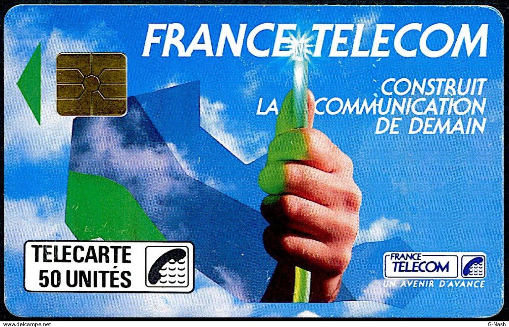 F54 - Télécarte Lille Fibre Optique 50u GEM1 07/89 - 1989