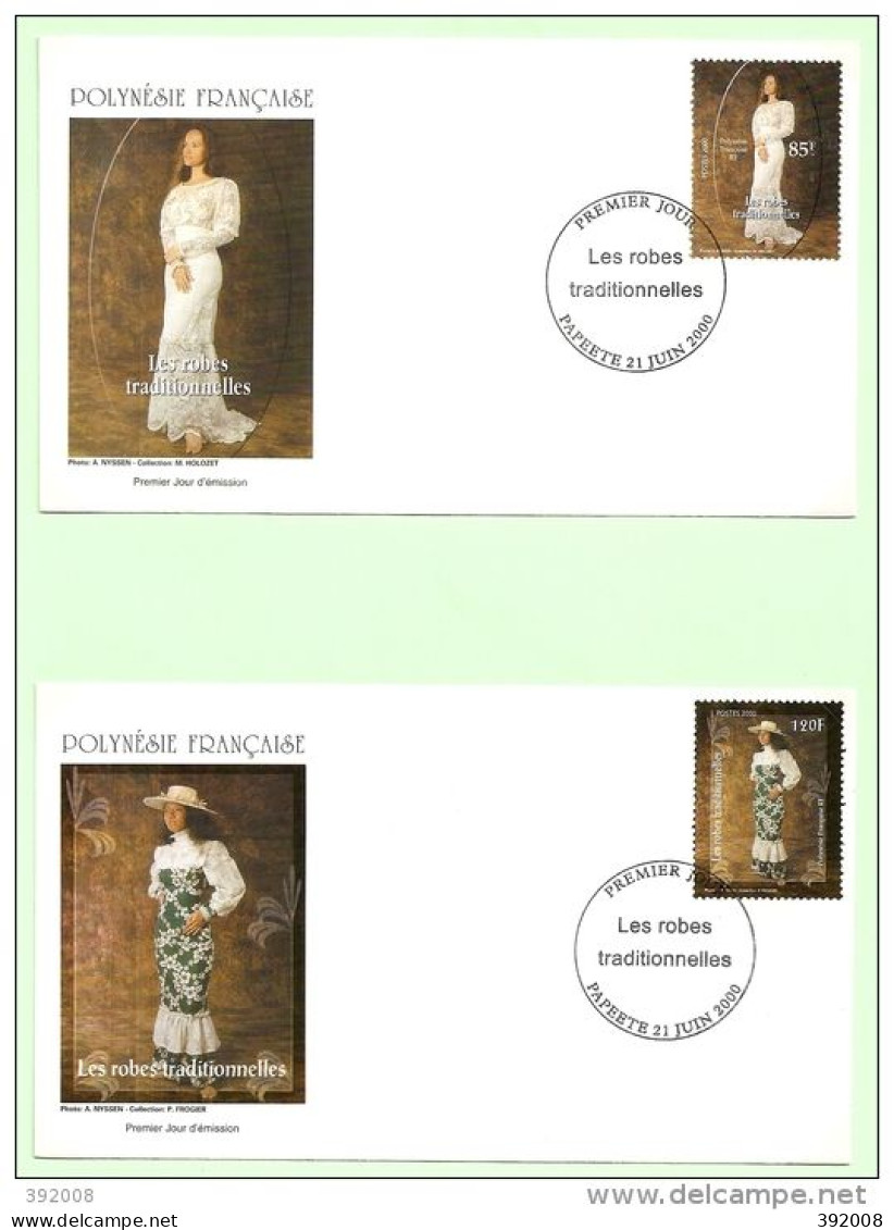 2000 - 619 à 622 - Les Robes Traditionnelles - 5 - FDC