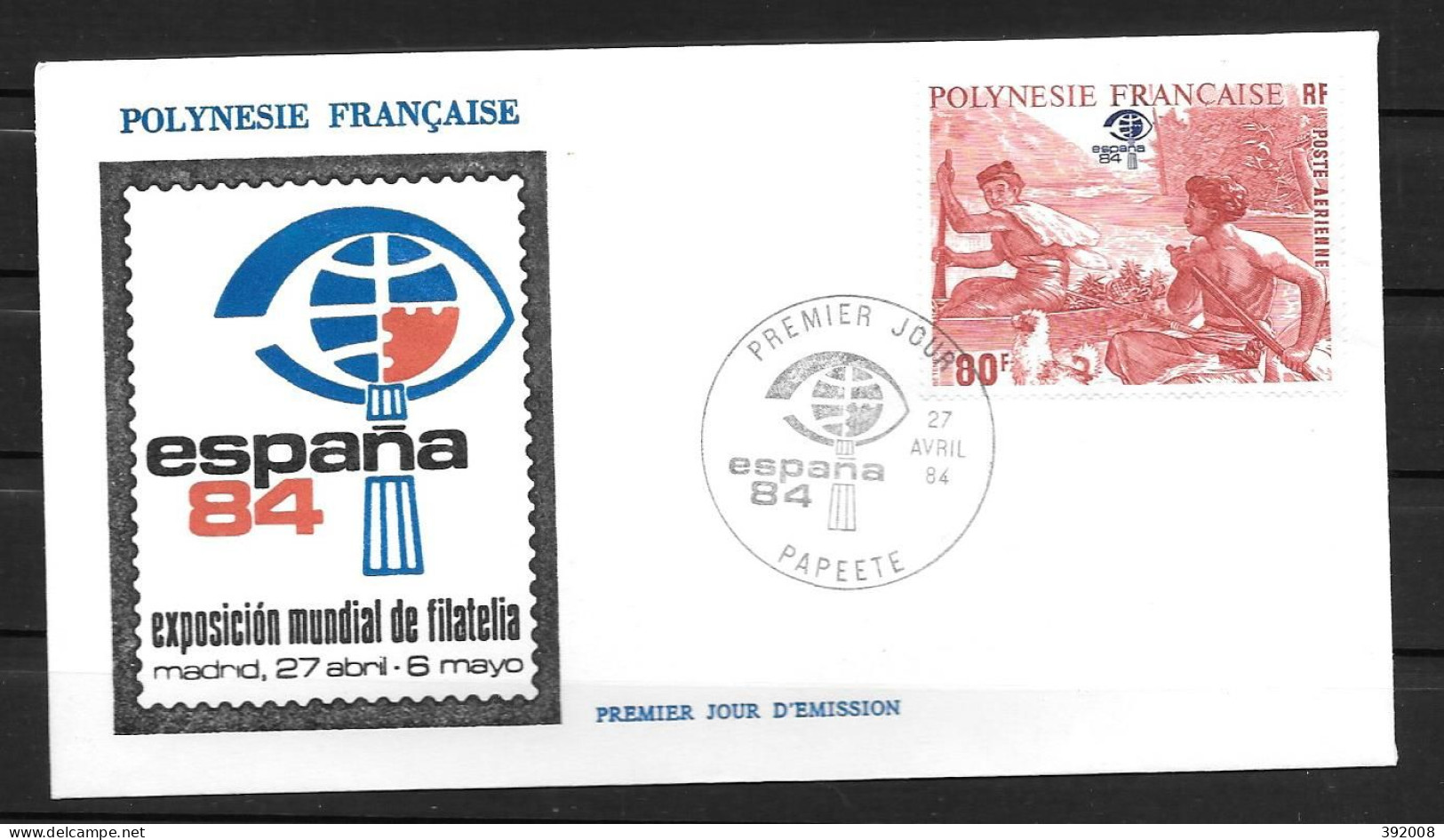 1984 - PA 182 - Espana 84 - 2 - FDC