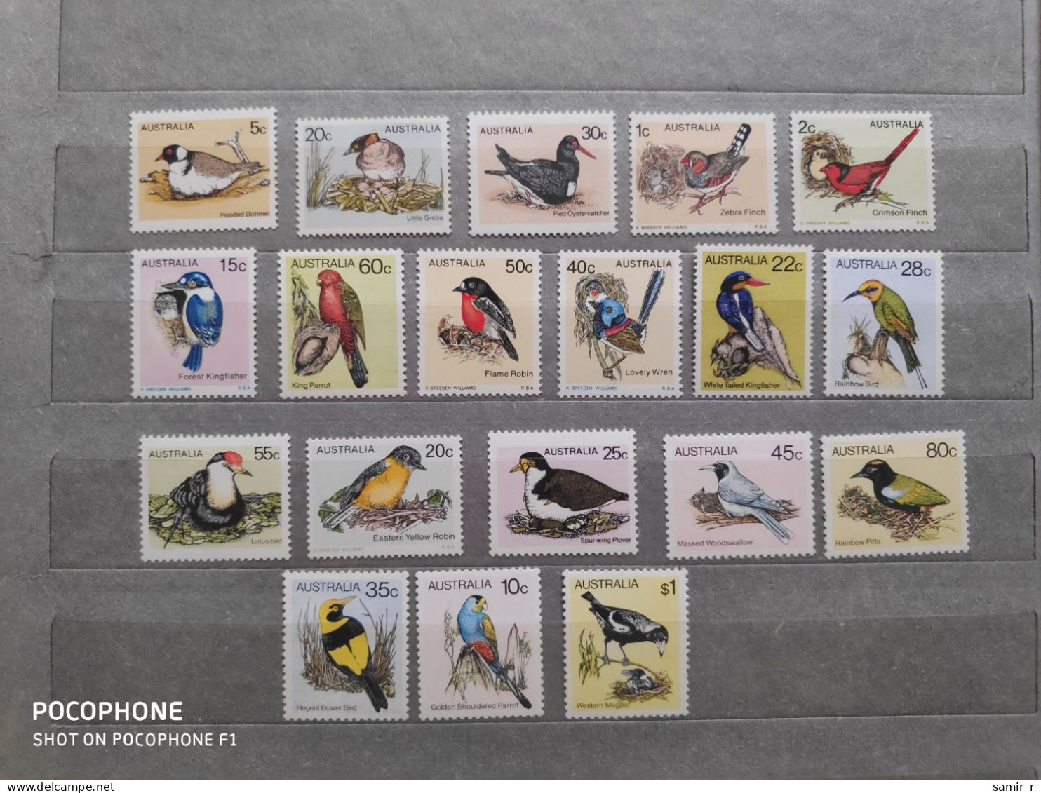 Australia	Birds (F83) - Mint Stamps