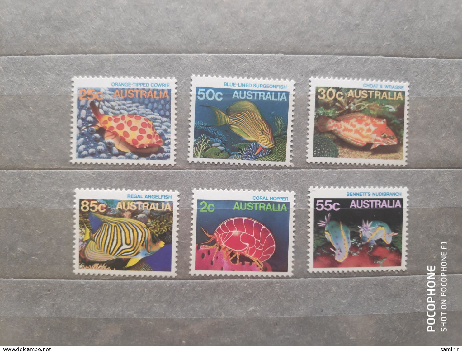 Australia	Fishes (F83) - Mint Stamps