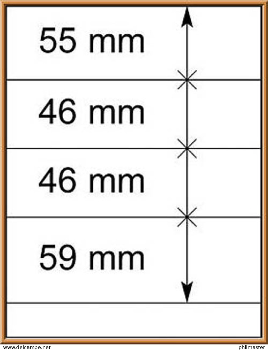 LINDNER-T-Blanko-Blätter Nr. 802 404 - 10er-Packung - Vierges