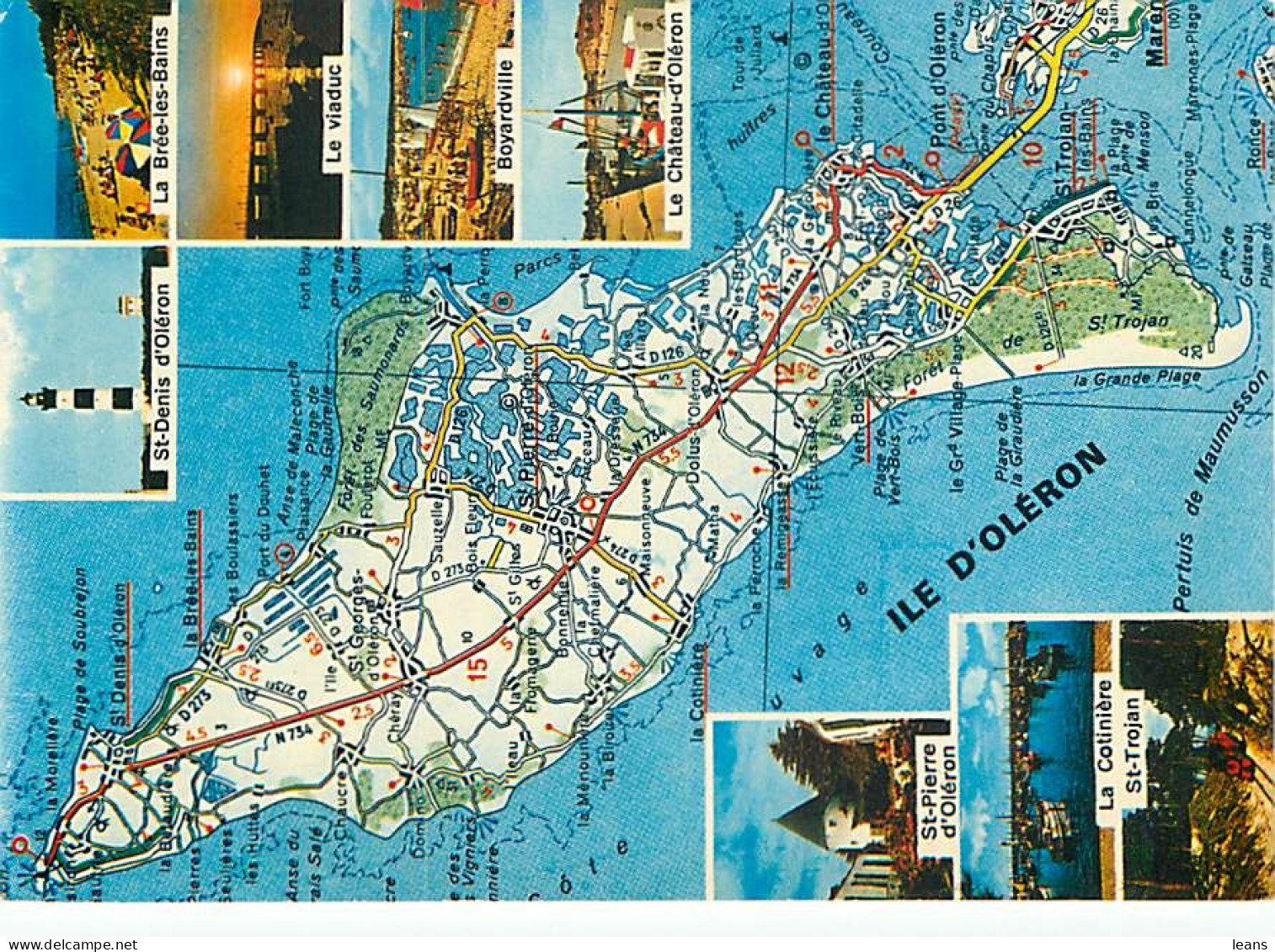 ILE D'OLERON   - LOT DE 110 CARTES POSTALES SEMI-MODERNES - 100 - 499 Postkaarten