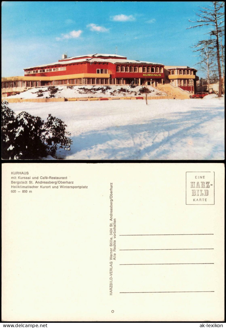Ansichtskarte Sankt Andreasberg-Braunlage Kurhaus Im Winter 1978 - St. Andreasberg