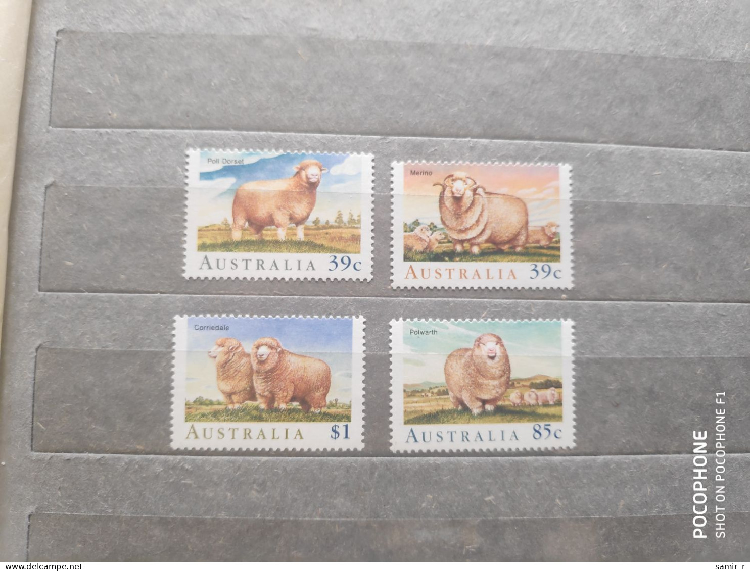 Australia 	Sheeps (F83) - Ongebruikt