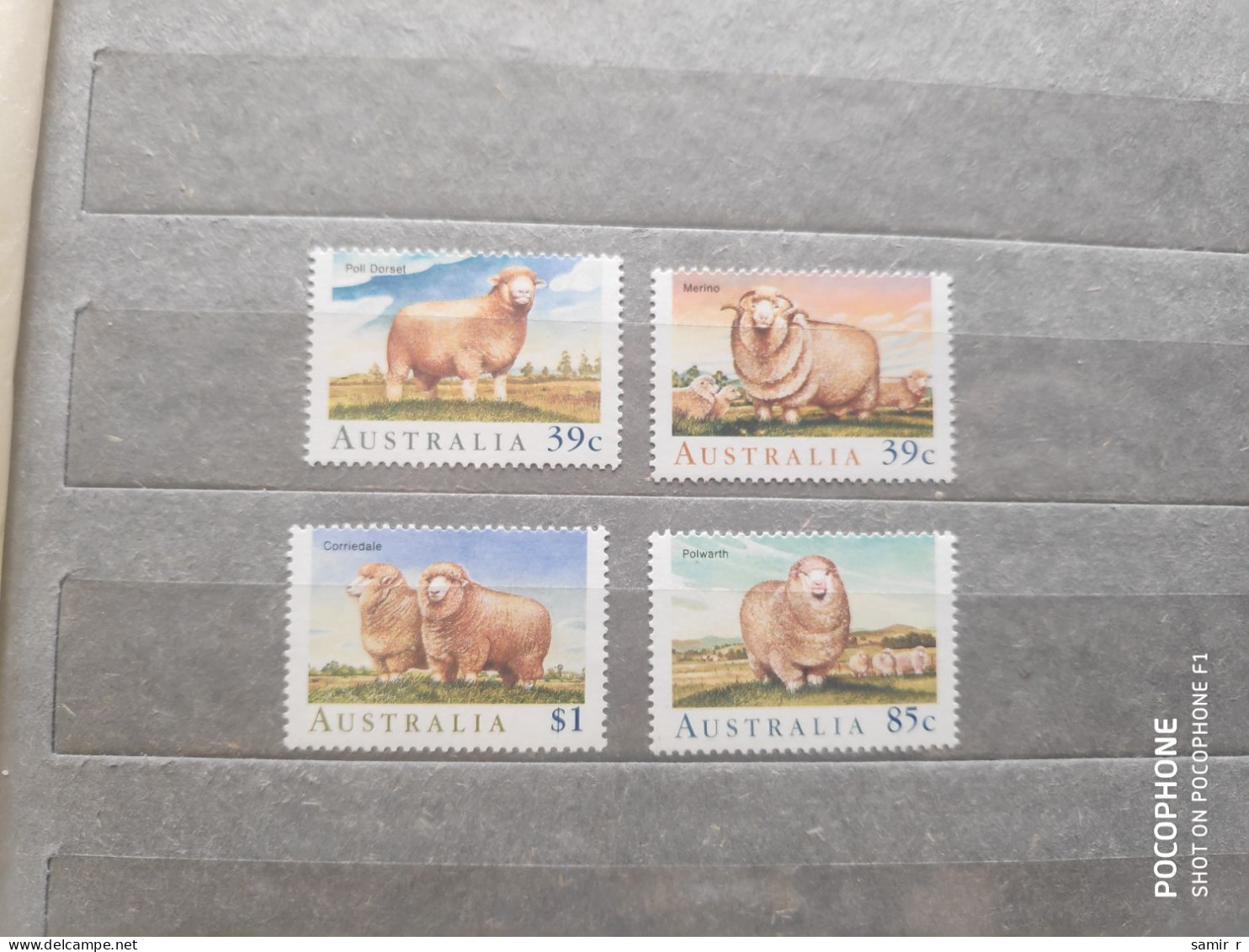 Australia 	Sheeps (F83) - Mint Stamps