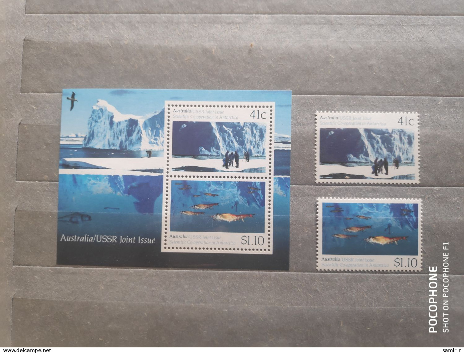 Australia USSR	Antarctica (F83) - Ongebruikt