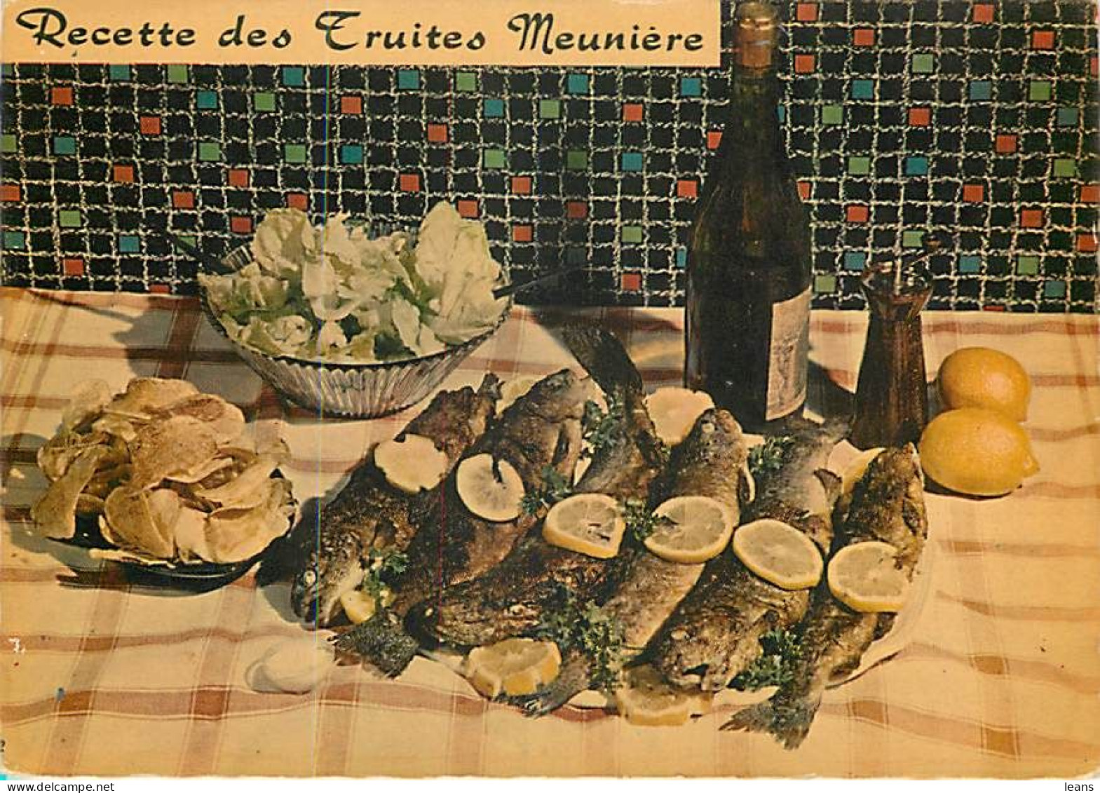 RECETTES DE CUISINE   - LOT DE 102 CARTES POSTALES SEMI-MODERNES