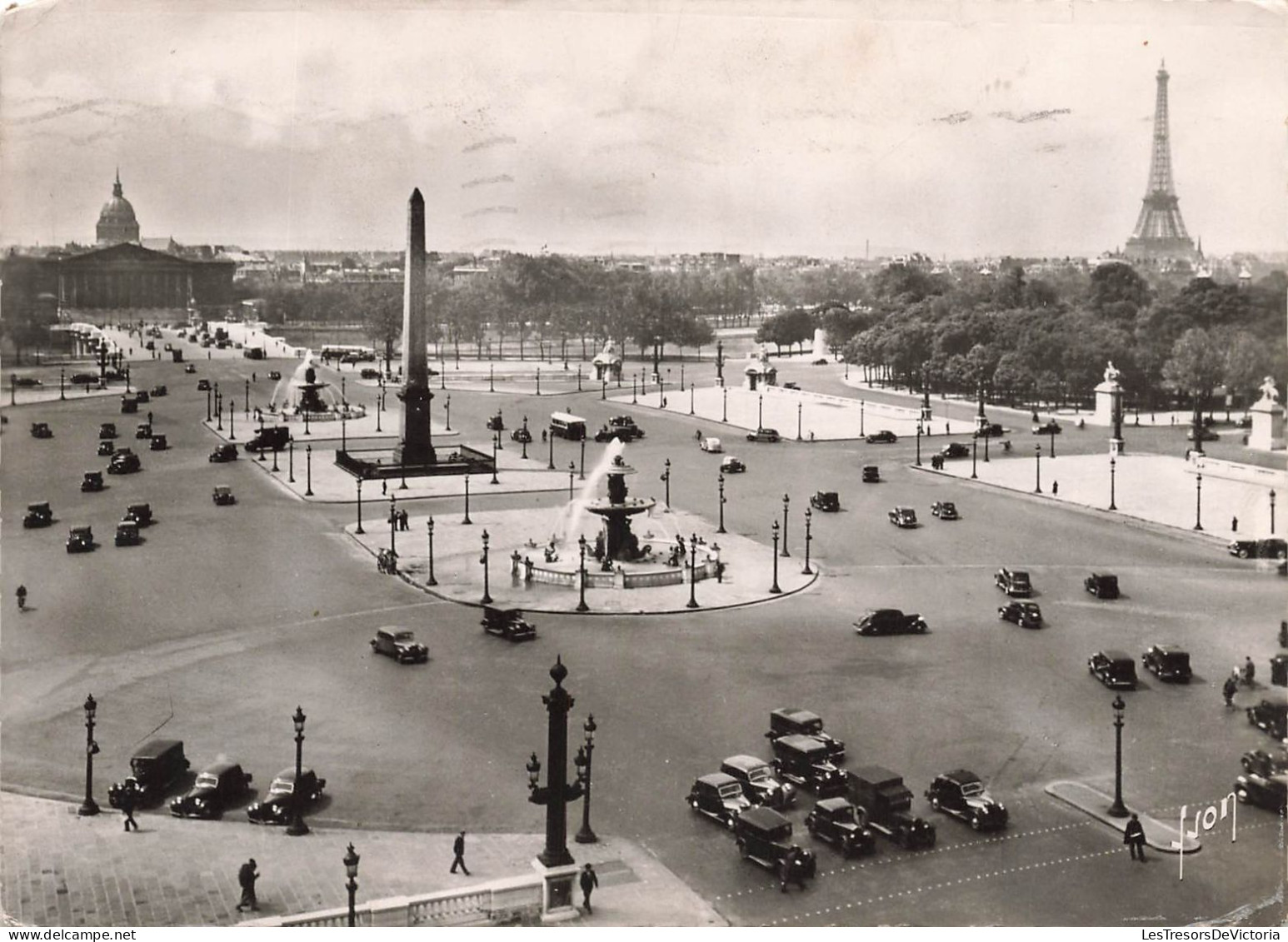 FRANCE - Paris - Vue Sur La Place De La Concorde - Carte Postale Ancienne - Autres Monuments, édifices