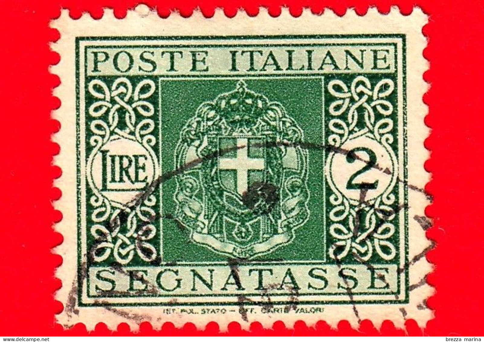 ITALIA - Usato - 1934 - Segnatasse - Fascio Littorio - 2 - Segnatasse