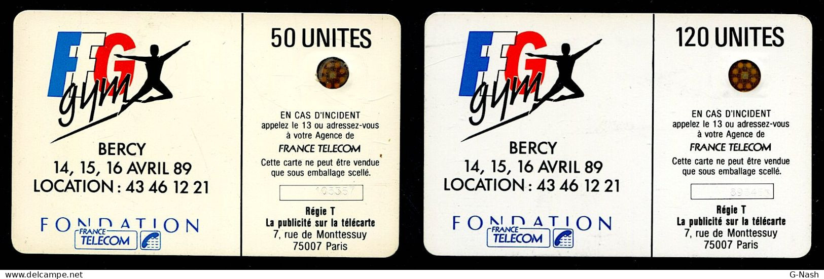 F63 - F64 - Télécartes Bercy 1 Femme 50 Et 120u SC4on 03/89 - 1989