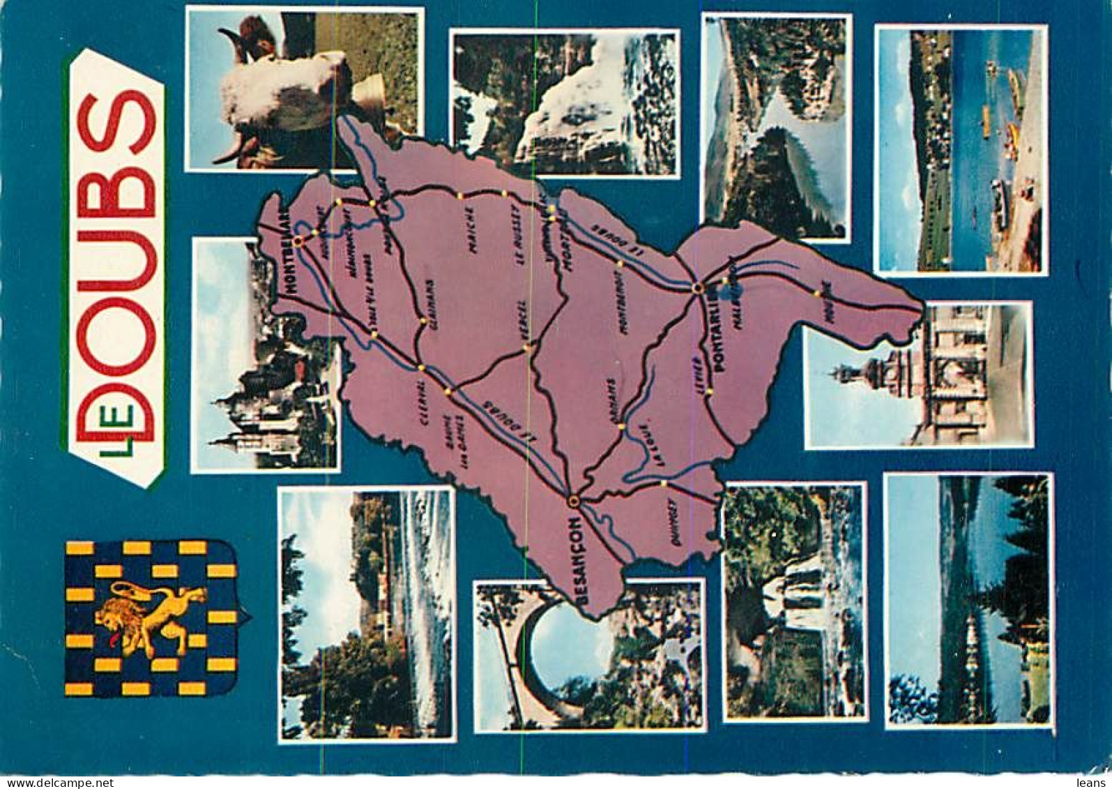 CONTOURS GEOGRAPHIQUES   - LOT DE 99 CARTES POSTALES SEMI-MODERNES