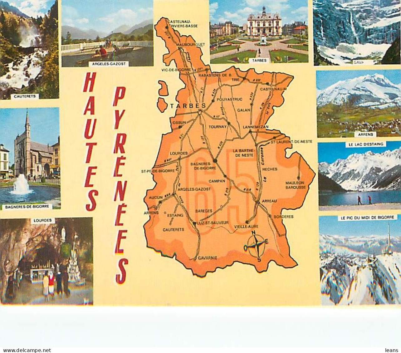 CONTOURS GEOGRAPHIQUES   - LOT DE 99 CARTES POSTALES SEMI-MODERNES