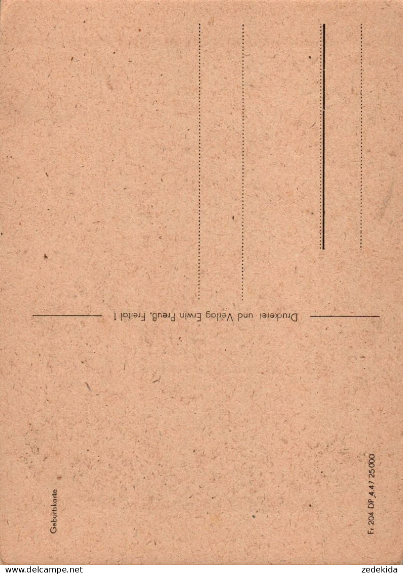 H0946 - CH Glückwunschkarte Scherenschnitt - Schmetterling Blumen - Verlag Erwin Preuß Freital - Scherenschnitt - Silhouette