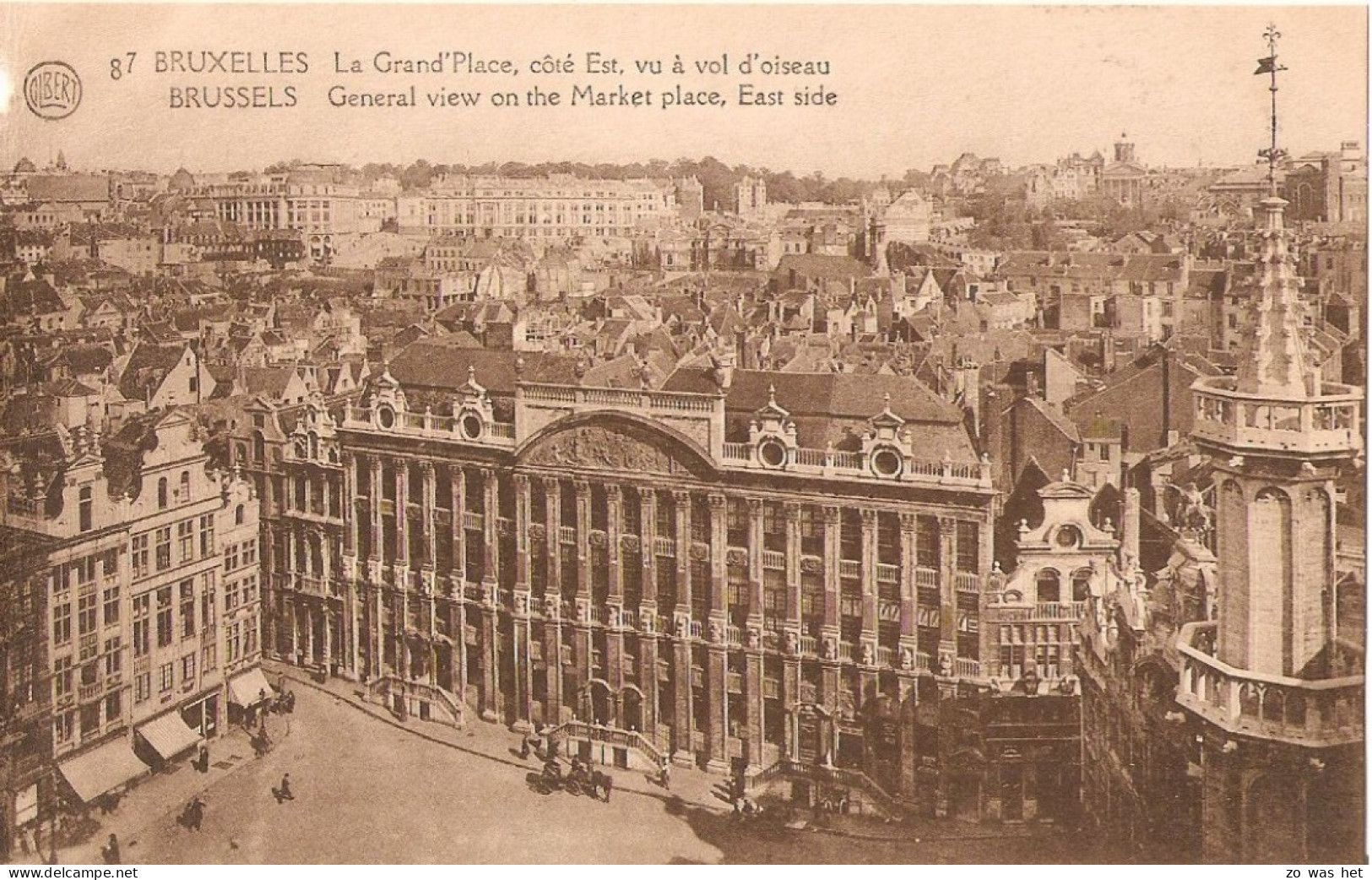 Brussel, General View On The Market Place, East Side (87) - Squares