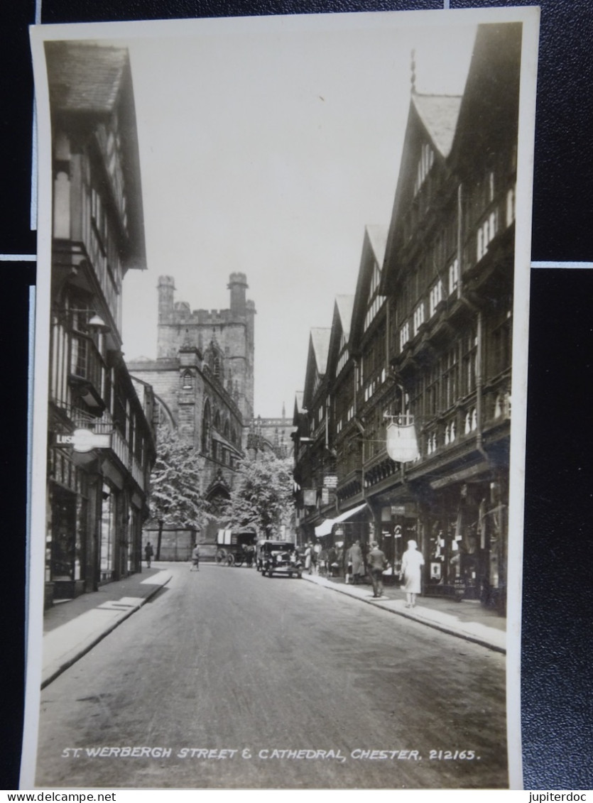 St Werbergh Street & Cathedral, Chester 2/2/65 - Chester