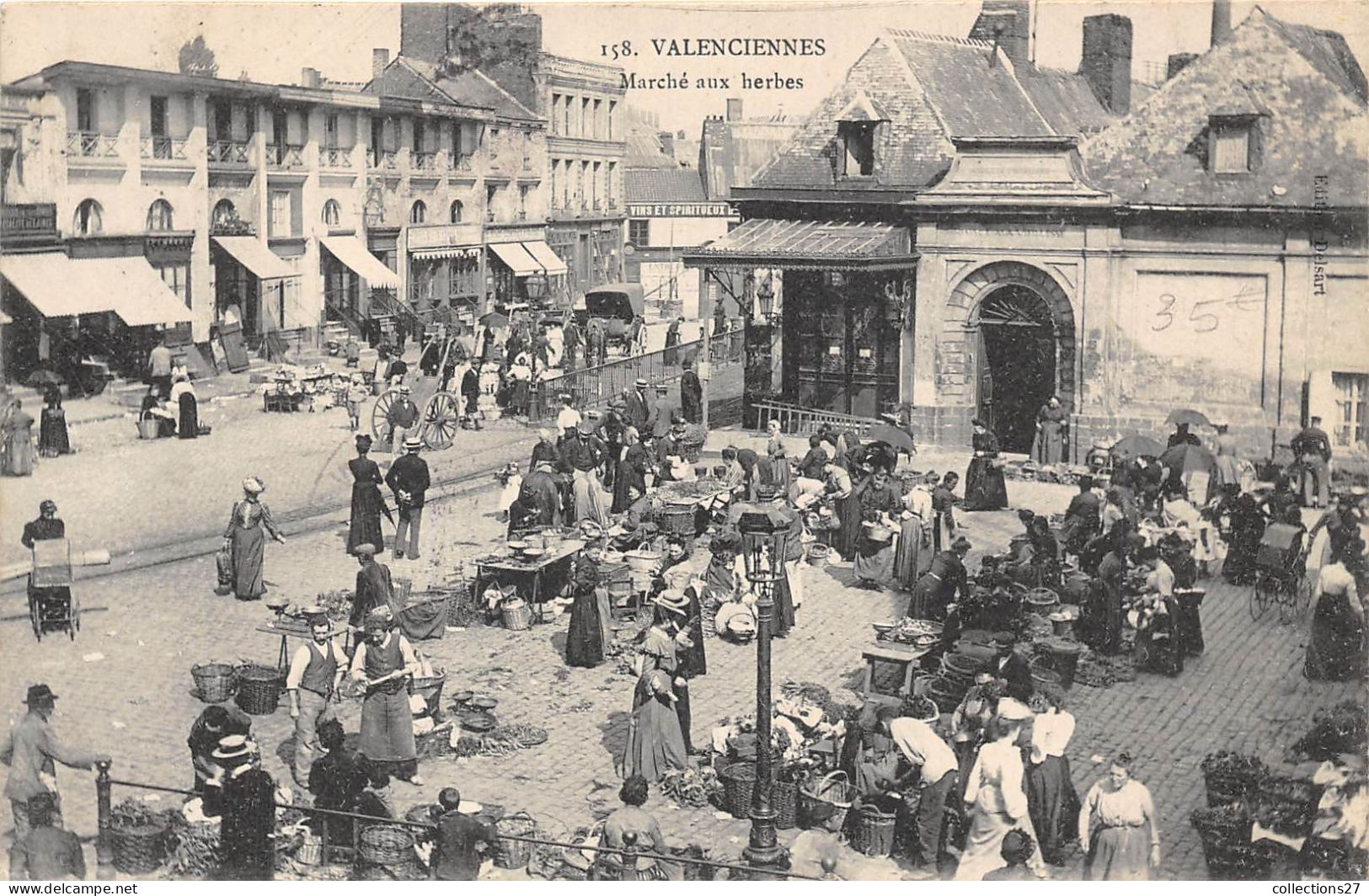 59-VALENCIENNES- MARCHE AUX HERBES - Valenciennes