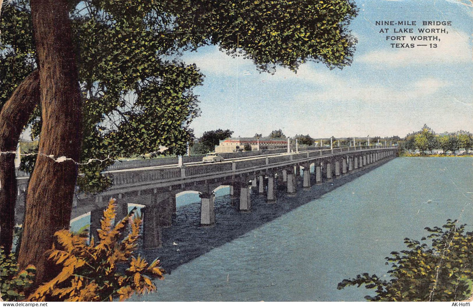 Fort Worth Texas Nine-Mile Bridge At Lake Worth - Fort Worth