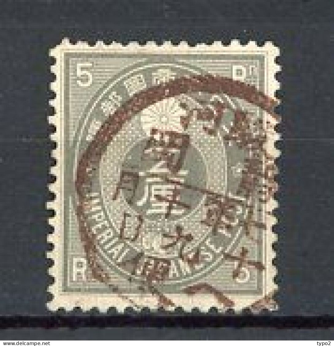 JAPON -  1876 Yv. N° 47  (o) 5r Gris  Cote 20 Euro  BE   2 Scans - Oblitérés