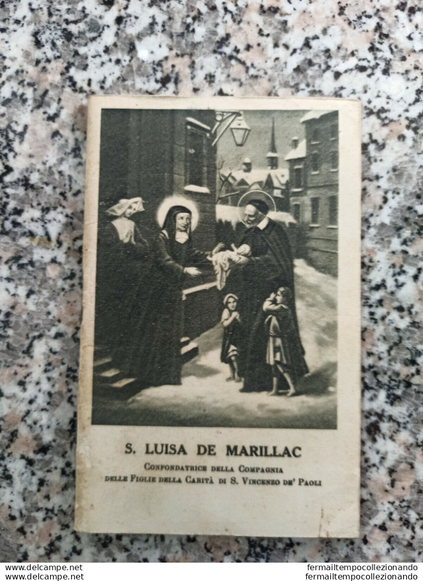 Bb26 Libretto S.luisa De Marillac S.vincenzo De Paolo 1933 - Collections